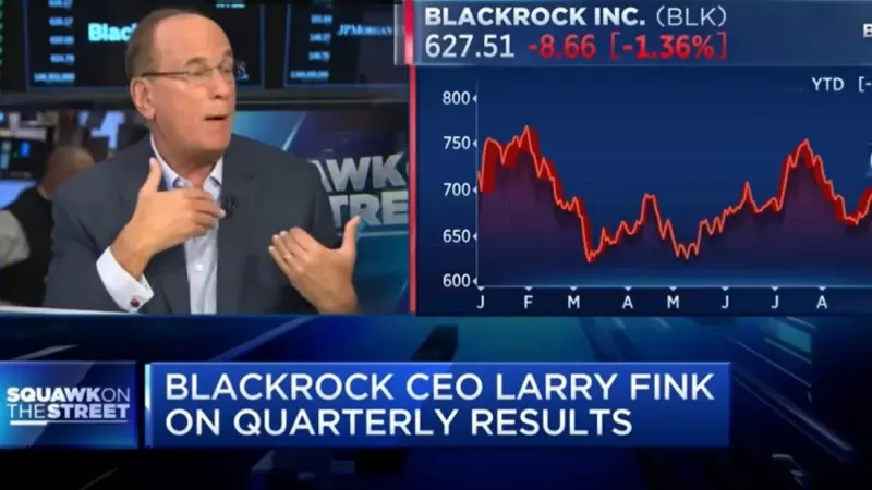 18/1/24 -Larry Fink, CEO de BlackRpck, durante una entrevista en la NBC.