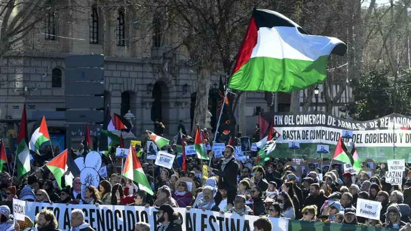 Manifestación en apoyo a Palestina este sábado en Madrid