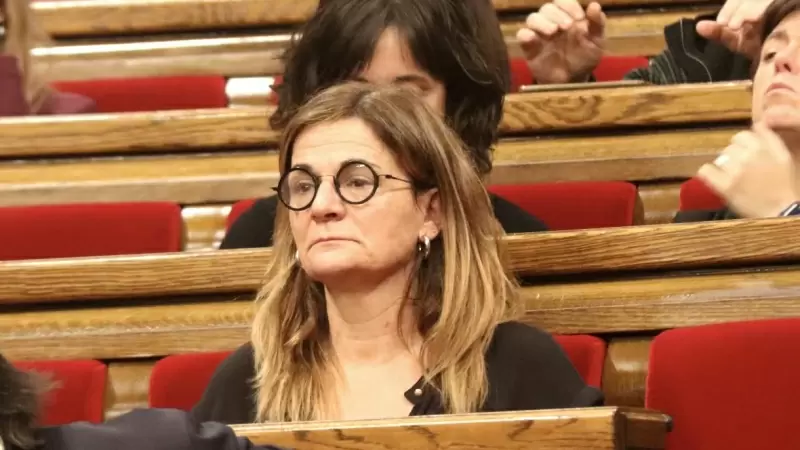 24/01/2024 - La fins ara diputada de Junts al Parlament Cristina Casol.