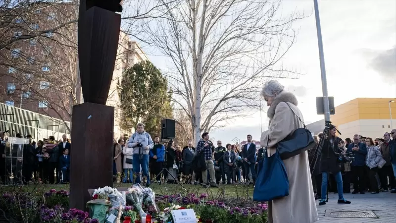 4/3/2024 - Acto homenaje a la víctimas de los atentados de 2004 bajo el lema '11M Recuerdo Vivo', en la estación de Cercanías de Santa Eugenia, a 11 de marzo de 2023, en Madrid, (España).