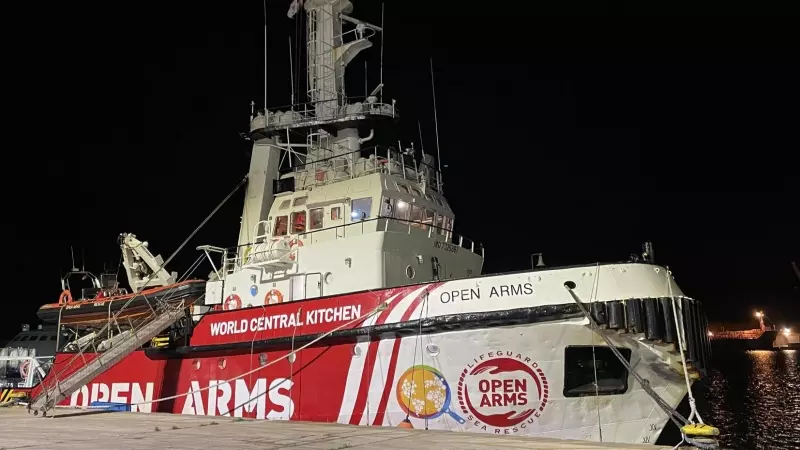 Barco ayuda humanitaria Gaza