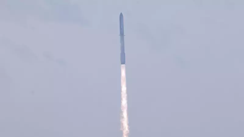 El cohete Starship, de la privada SpaceX, despega desde Boca Chica (TExas), a 14 de marzo de 2024.