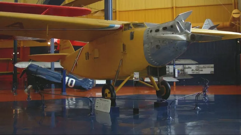 Foto de archivo del avión ‘L´Oiseau Canari’ en el museo del Aire y del Espacio