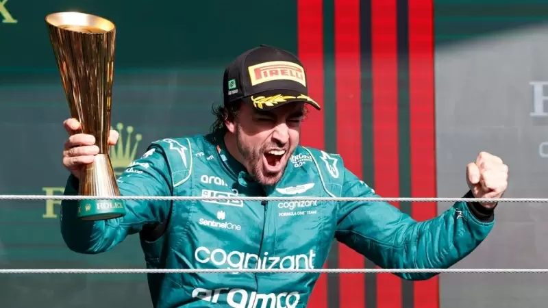Fernando Alonso, protagonista de la Fórmula 1 en 2023, pero no en la serie de Netflix 'Drive to Survive'.