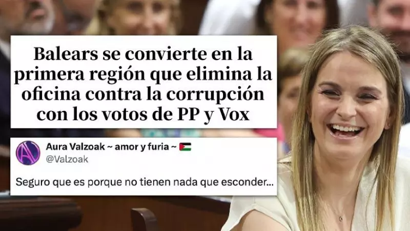 '¿Lo pillas o te hacen falta dibujitos?': PP y Vox se cargan la oficina contra la corrupción de Balears