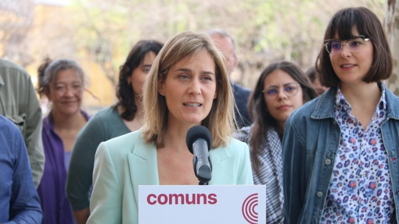 05/04/2024 - La cap de llista de Comuns Sumar, Jéssica Albiach, en un acte recent a Girona.