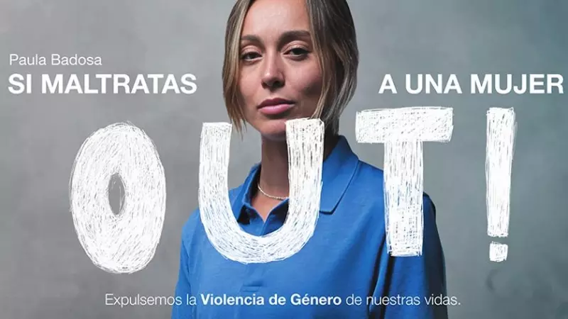 La tenista Paula Badosa forma parte de la campaña de la Fundación Mutua Madrileña contra la violencia de género en el entorno del Mutua Madrid Open