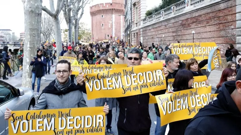 05/11/2016 - Manifestació de fa uns anys a Perpinyà en motiu de la Diada de la Catalunya Nord.