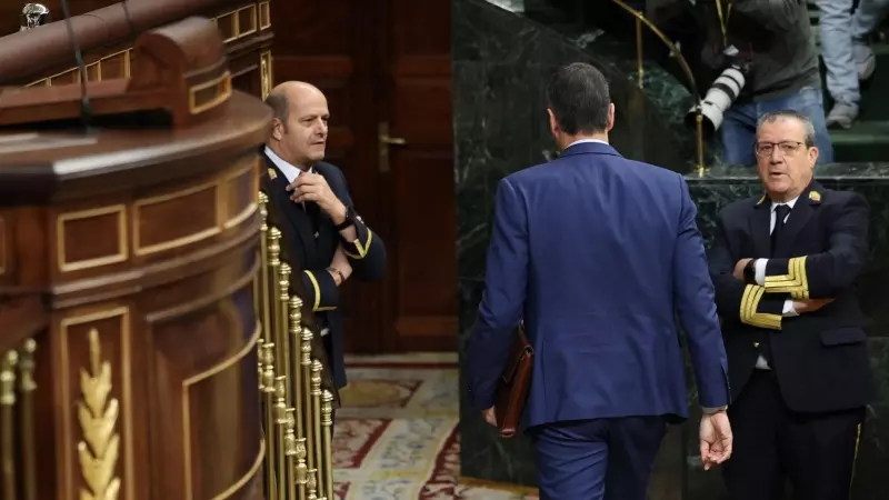 El presidente del Gobierno, Pedro Sánchez, durante una sesión de control al Gobierno, en el Congreso de los Diputados, a 24 de abril de 2024, en Madrid (España).