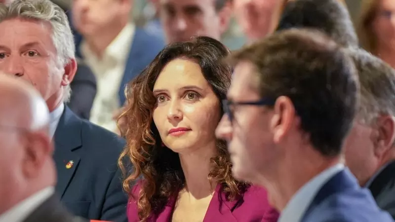 La presidenta de la Comunidad de Madrid, Isabel Díaz Ayuso, en el Foro Económico de 'El Norte de Castilla', a 25 de abril de 2024, en Valladolid.