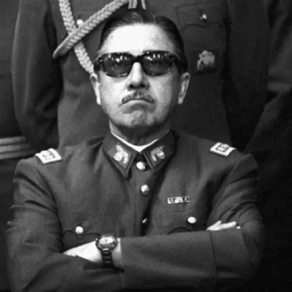 Pinochet fotografiado por Gerretsen