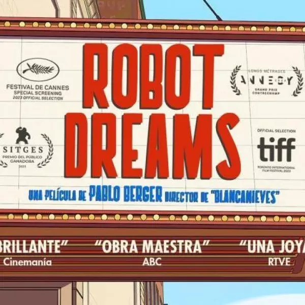 Cartel de la película 'Robot Dreams'.