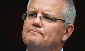 09/01/2020.- El primer ministro de Australia, Scott Morrison, en una conferencia de prensa en la Casa del Parlamento en Canberra, Australia, el 09 de enero de 2020. / EFE