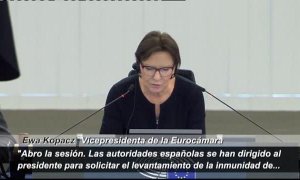 La Eurocámara activa el suplicatorio contra Puigdemont y Comín