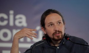 El secretario general de Podemos y vicepresidente del Gobierno, Pablo Iglesias. - EFE