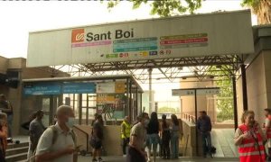 Muere una persona en el choque de dos trenes en la estación de ferrocarril de Sant Boi