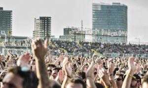 Una imatge d'arxiu d'un concert del Primavera Sound anterior a la pandèmia.