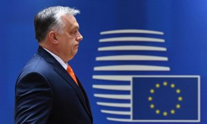 15/07/2022 - El primer ministro de Hungría, Viktor Orban, llega a una reunión en el marco de una cumbre de la Unión Europea (UE) en la sede de la UE en Bruselas el 25 de marzo de 2022.