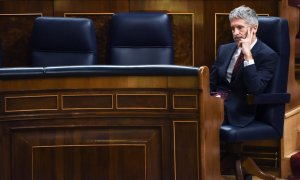 El ministro del Interior, Fernando Grande-Marlaska, en una sesión plenaria en el Congreso de los Diputados, a 22 de noviembre de 2022, en Madrid.