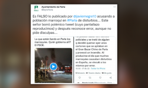 Javier Negre publica un nuevo bulo para alimentar su racismo tras la victoria de Marruecos en el Mundial y los tuiteros se lo desmontan