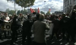 Jornada de huelga y protestas en Francia