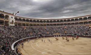 Vista general de la Plaza de Toros de las Ventas, en Madrid. EFE