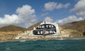 El hotel de El Algarrobico, en Carboneras (Almería). E.P.