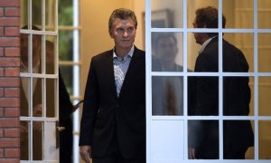 El presidente de Argentina, Mauricio Macri, en la residencia presidencial. - AFP