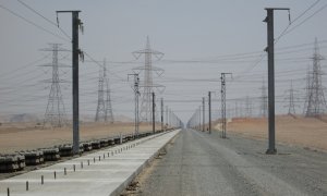 Obras del AVE de La Meca-Medina