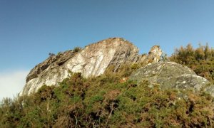 Vista del yacimiento arqueológico Pena Grande / A.C. CULTURA DO PAÍS