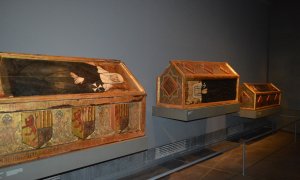 Sepulcros en el Museu de Lleida. / Europa Press