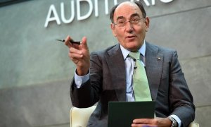 El presidente de Iberdrola, Ignacio Sánchez Galán, durante un reciente acto en Madrid. (FERNANDO VILLAR | EFE)