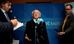 El candidato a la presidencia en Irlanda Michael D. Higgins - REUTERS/Clodagh Kilcoyne