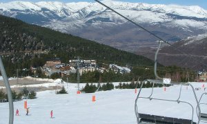 L'estació d'esquí de la Molina.
