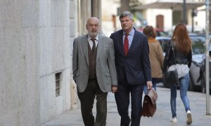 El juez Miguel Florit a su llegada al Tribunal Superior de Justicia de Baleares. | Europa Press