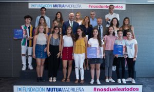 En la imagen, todos los ganadores de la pasada edición | Fundación Mutua Madrileña
