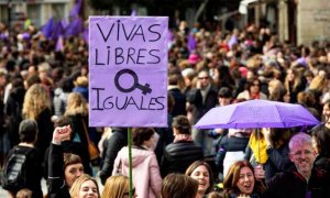 0803/2019 - Imagen de la huelga feminista del pasado 8 de marzo en España / EFE