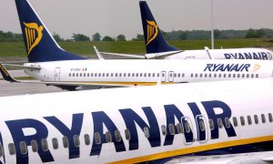 Aviones de Ryanair. EFE/Archivo