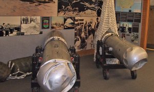 Dos bombas de Palomares en el Museo Atómico Nacional de Albuquerque, Estados Unidos.