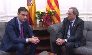 Sánchez quiere ver a Torra en Barcelona la primera semana de febrero