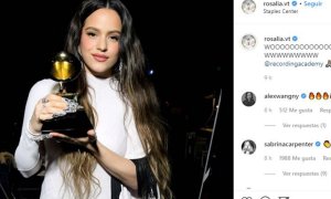 Rosalía celebra su primer Grammy