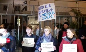 Manifestación contra la explotación de menores en Mallorca