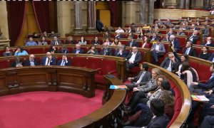 El Parlament rechaza sus Presupuestos en su primera votación sin Torra