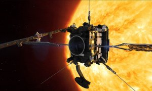 Ilustración de la nave Solar Orbiter en su viaje hacia el Sol. / NASA/ESA