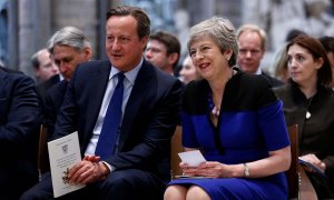 David Cameron y Theresa May en un acto oficial. REUTERS/Archivo.