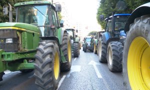 Agricultores y ganaderos se concentran en varios puntos de España