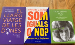 Portades de tres nous llibres sobre feminisme.