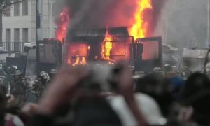 Las protestas violentas vuelven a la capital de Chile