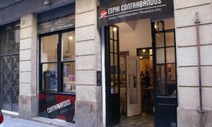 L'Espai Contrabandos, ubicada al Raval de Barcelona, una de les que s'ha unit a la iniciativa llibreriesobertes.