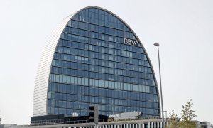 La Ciudad BBVA, compuesta por siete edificios que alberga la sede de la entidad bancaria en la zona norte de Madrid. E.P./Joaquin Corchero